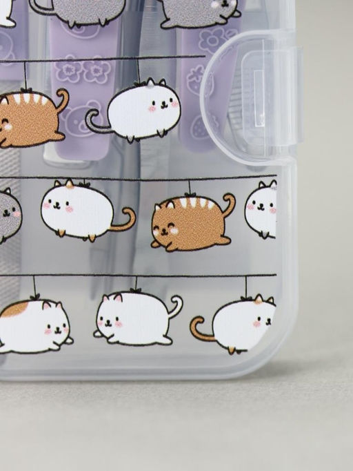 Маникюрный набор "Many cat colors", purple