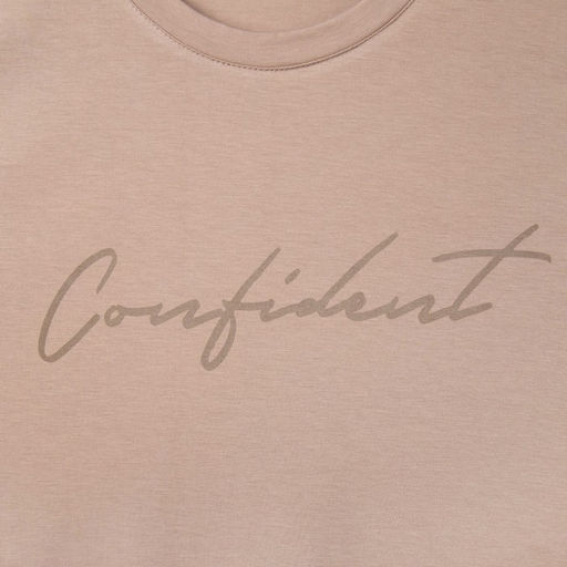 Футболка женская MINAKU Confident бежевая, размер 44
