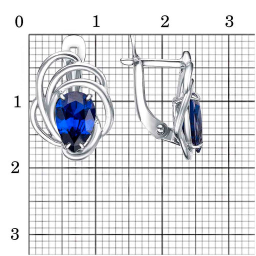 СЕРЬГИ 34815234ПлСп - Красная пресня фото 2