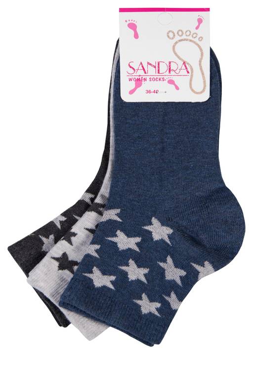 Набор женских носков 3 пары Sandra