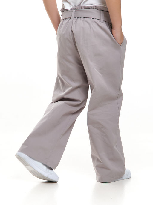 Брюки для девочки прямого кроя UD 7157 св.серый - Mini maxi фото 2