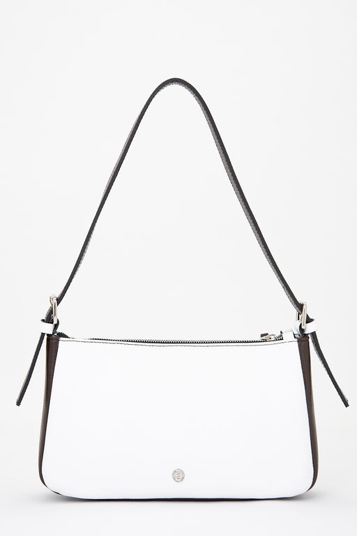 Сумка женская Ц-549/2.1 белый+коричневый - Protege фото 3