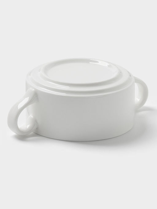 Бульонница Hanna Knövell, 300 мл, с ручками, фарфор, белая