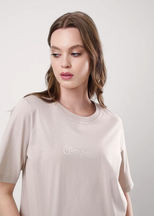 CLE Футболка жен. 356870кк св.бежевый - Clever wear фото 2