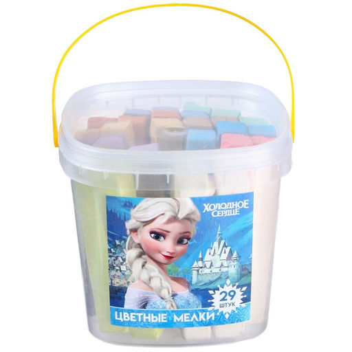 Набор цветных мелков Холодное сердце, 10 цветов, 29 штук - Disney фото 7