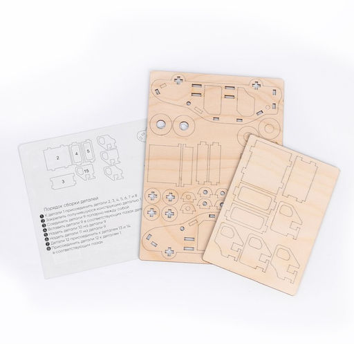 Сборная модель-машина Седан - Лесная мастерская фото 2