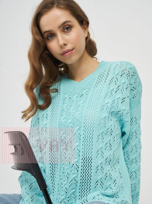 Джемпер женский 5221-41233. 4920 тиффани