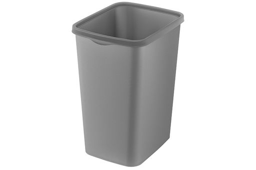 Ведро для мусора с фиксатором 33 л 36*28*45,5 см Тандем сер.металлик/серый (843458) - Elan gallery фото 3