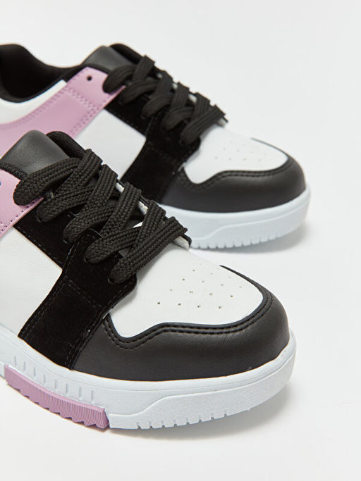 Ba?c?kl? Renk Bloklu K?z ?ocuk Spor Ayakkab? - Waikiki фото 3