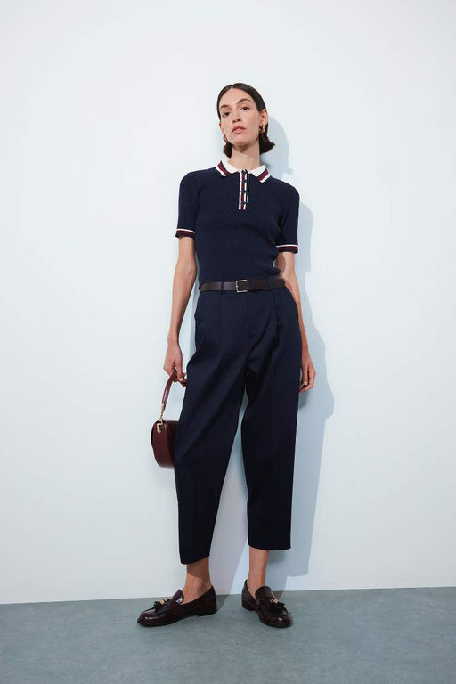 Укороченные брюки с карманами-морковками и высокой талией - Defacto фото 3