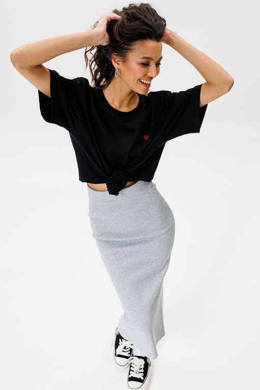 Юбка GO F2064/50-04.164-170 серый меланж - Pirs фото 2