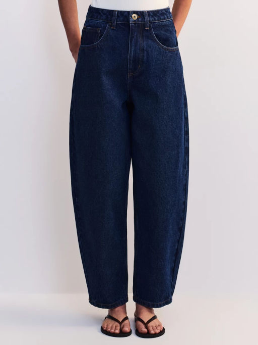 Джинсы бананы с высокой посадкой ZR2605092314-104 / Zarina