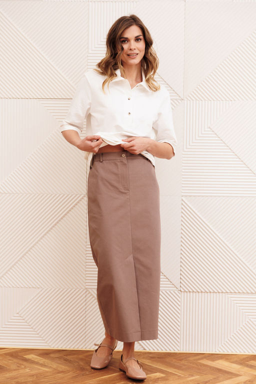 Костюм Gizart 5425 молочный, капучино  фото 7