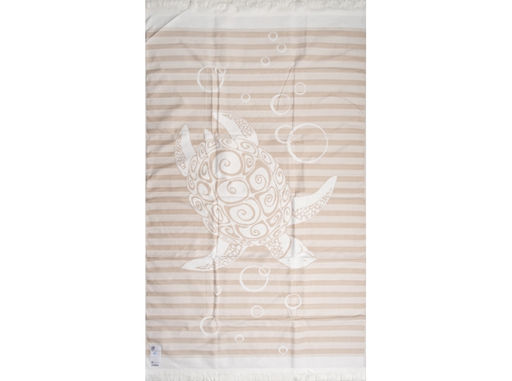 8с22.112ж1 Черепаха (лен13) Полотенце х/б 104х175см - Текс-дизайн фото 2