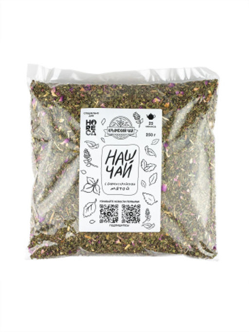 ТМ "Наш чай" Зелёный с мятой,целлофан, 100 шт