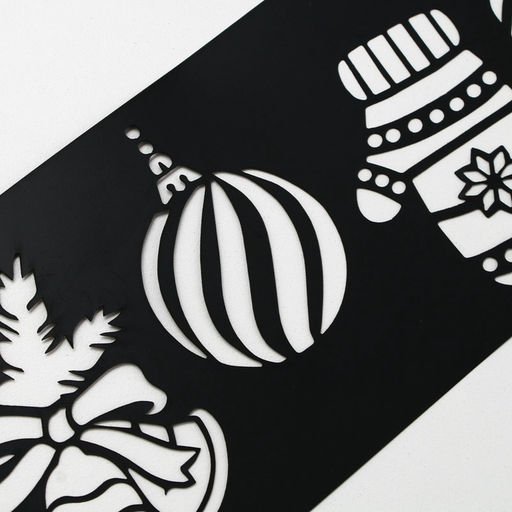 Цена за 5 шт. Трафарет для торта на Новый год Новогодние аксессуары, 32?10 см - KONFINETTA фото 2