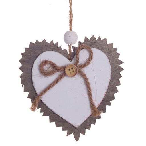 Украшение новогоднее "Сердце/Звезда/Елка", L10 W0,5 H10 см, 3в.