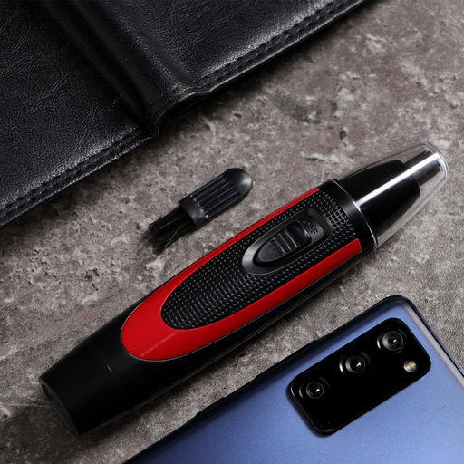 Триммер для волос Luazon LTRI-03, для носа и ушей, от батареек 1хАА, чёрный