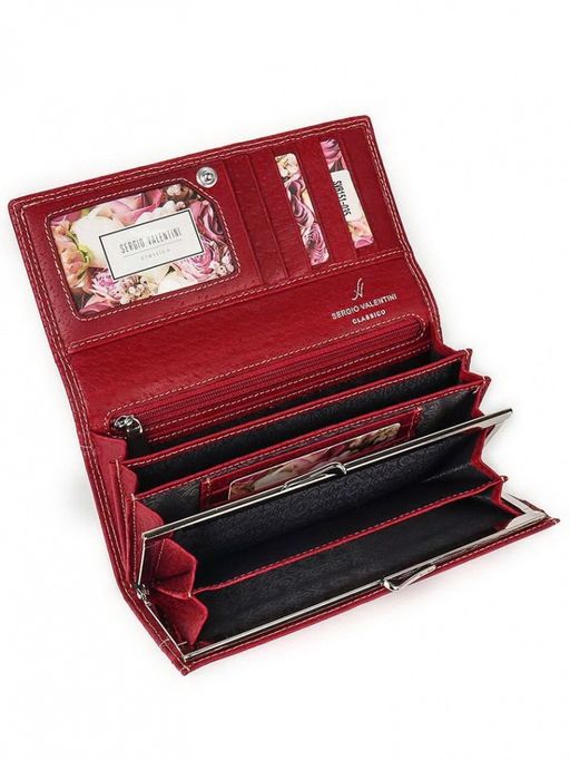 Большой женский кожаный кошелек Sergio Valentini СВ 8151-035  фото 2