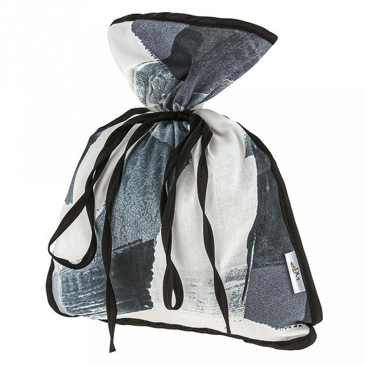 Эко-мешочек 25х30см Лента, на завязках, хлопок 100%, упаковка классическая ПП с подвесом 14,5х20см, Домашняя мода (Россия)  фото 2