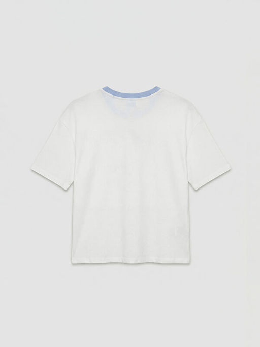 Bisiklet Yaka Bask?l? Kad?n Pijama Tak?m