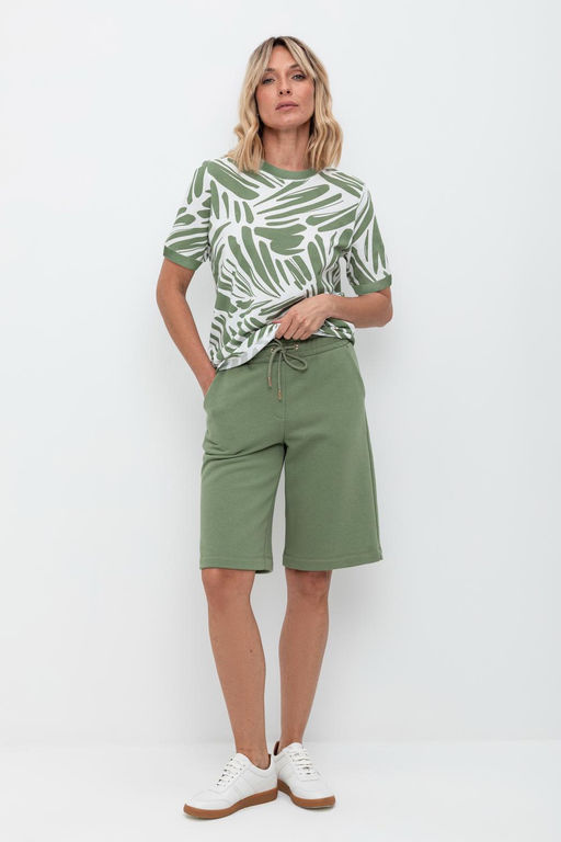 VERY NEAT _ ЕВТ 3220/1/сахар,фактура листьев фуфайка жен