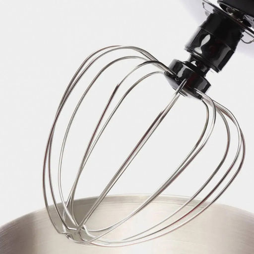 Миксер стационарный "Kelli" 7 режимов скоростей, металлическая чаша: 5л, планетарное вращение, кнопка подъема верхней части корпуса, съемные металлические насадки, надежная фиксация на поверхности, крышка от разбрызгивания, низкий уровень шума, мощно