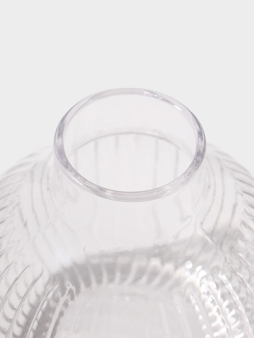 Ваза стекло настольная "Лорелей" 15х15 см, прозрачный