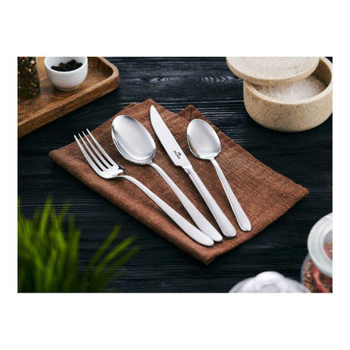 Ложка столовая Walmer Royal 3 шт, цвет хром  фото 5