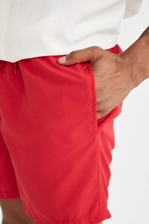 Шорты для плавания выше колена стандартного кроя на сетчатой подкладке - Defacto фото 6