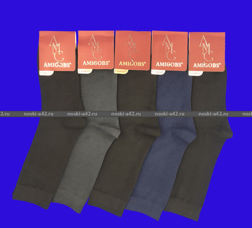 Цена за 12 пар. AMIGOBS носки мужские арт. 5007 40-45 (фактически 40-44)  фото 20