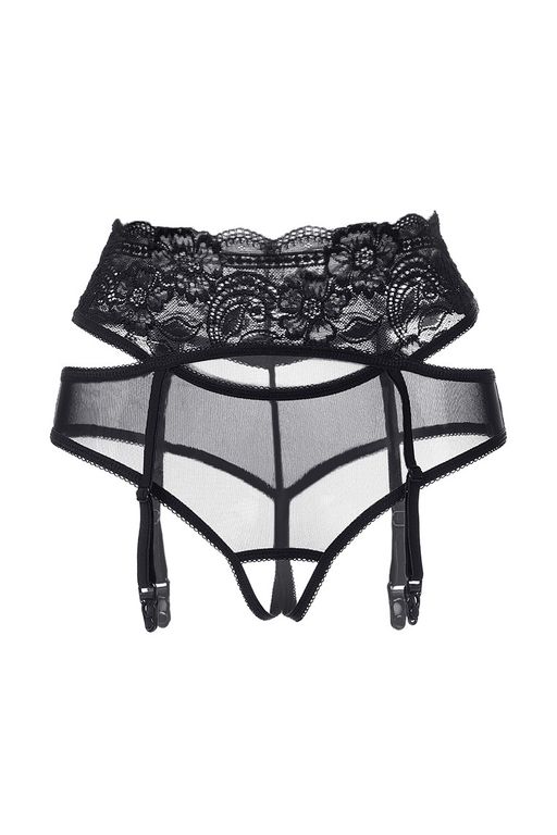 Эротические трусики-пояс Erolanta Marianne, черный (42-44)  фото 8