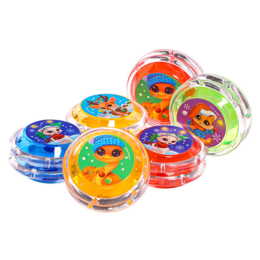 Цена за 2 шт. Йо-Йо Веселый Новый год, змейка, d=5.5 см, МИКС - Funny toys фото 5