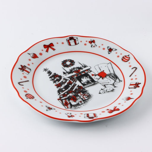 Тарелка плоская новогодняя Зимний уют, d=19 см - Дорого внимание фото 2