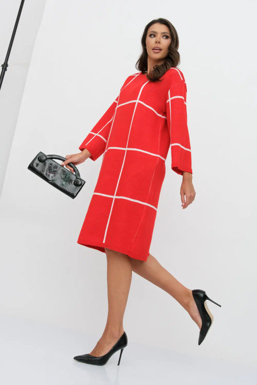 ЗЛАТА Платье 3-706/красный