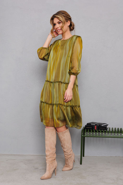 Платье AMORI 9824 трава  фото 4