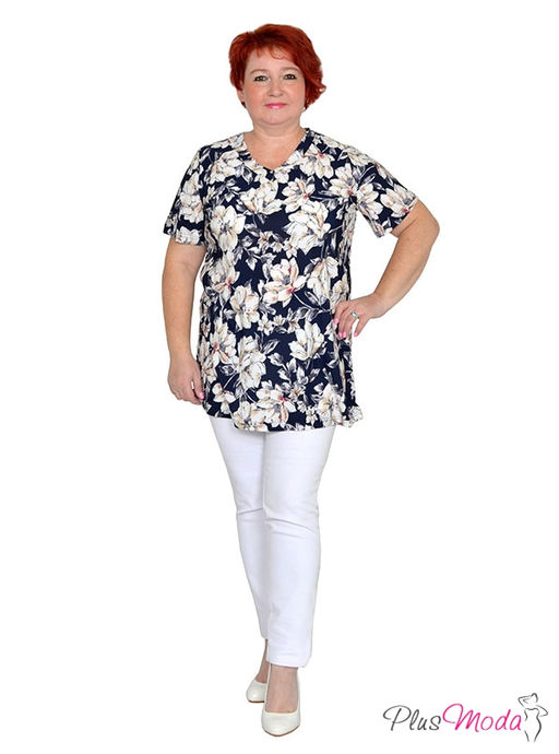 Туника Модель №1487 размеры 44-84 - Plusmoda фото 3