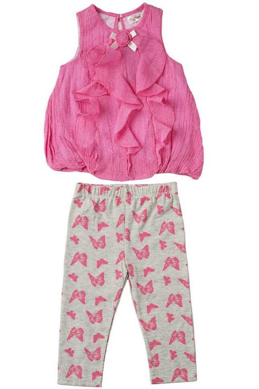 Комплект для девочки: блуза и лосины (леггинсы), D15-02 Mini Hippy