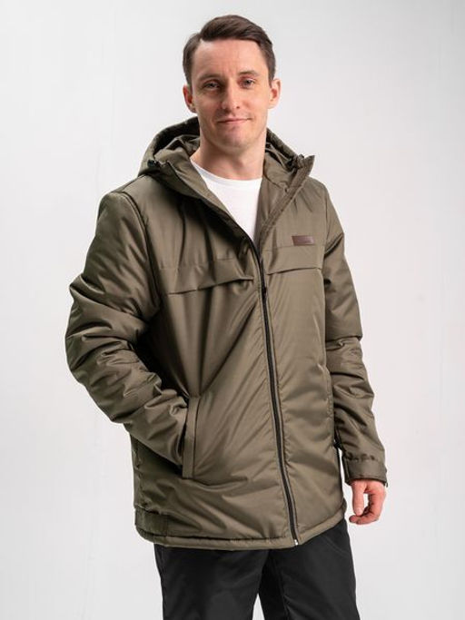 Костюм на флисе "Деми" хаки-черный