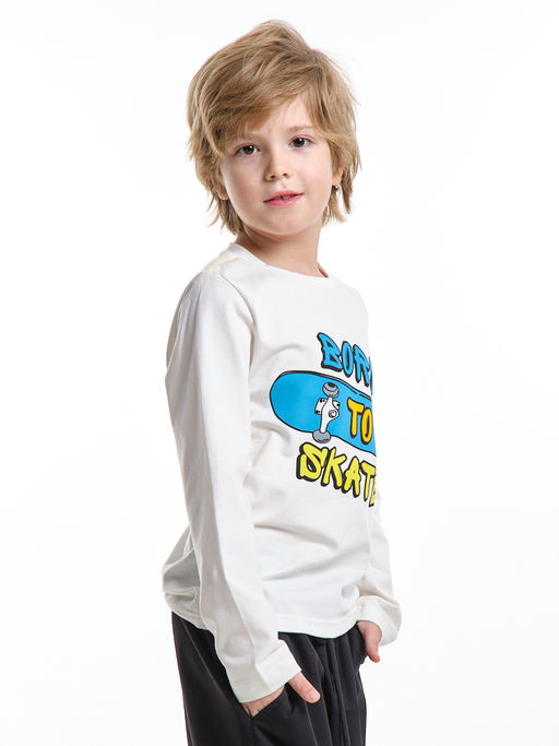 Лонгслив для мальчика с принтом UD 6778 касар - Mini maxi фото 5