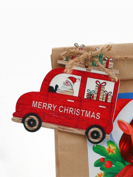 Чай новогодний в крафтовом пакете с игрушкой Тёплые встречи и чаёк, 50 г - Фабрика счастья фото 3