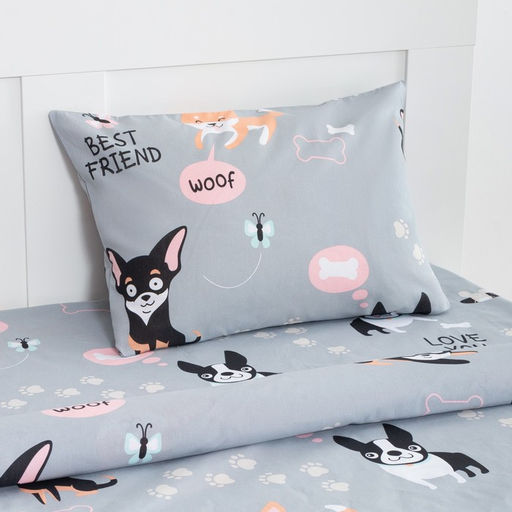 Постельное белье Этель 1.5 сп Best friend 143*215 см, 150*214 см, 50*70 см -1 шт,100% хл, бязь  фото 2