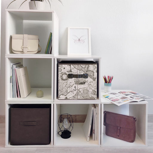 Набор коробов стеллажных без крышки, 2 шт., 31*31*31 см и 31*31*31 см, Valiant фото 43