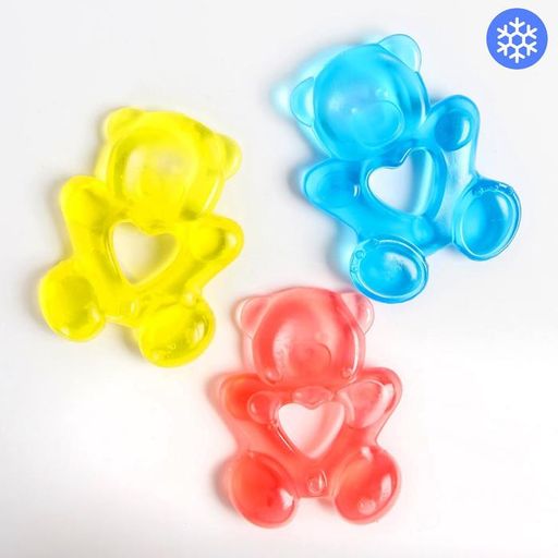 Прорезыватель охлаждающий Мишка, цвет МИКС, Крошка Я  фото 3