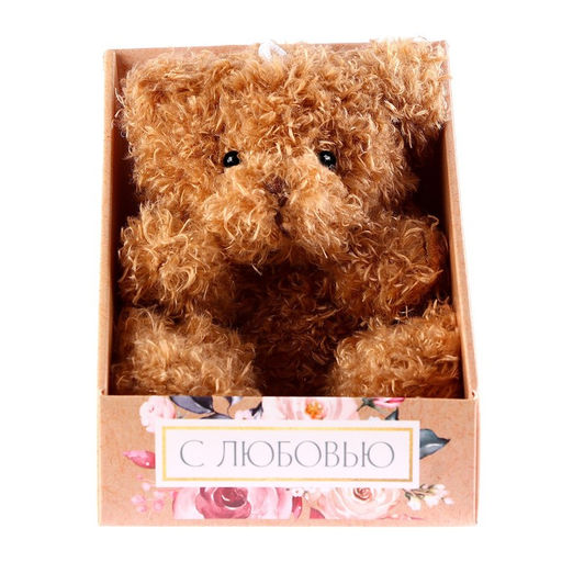 Мягкая игрушка «C любовью», медведь, МИКС