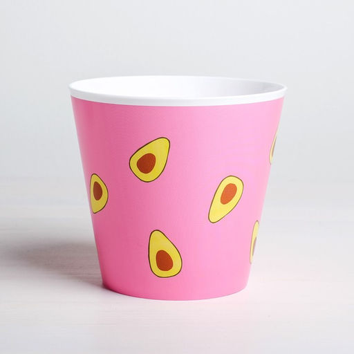 Набор кашпо для цветов 3 в 1 «Фрукты», 0,8 л, 11 х 12 см