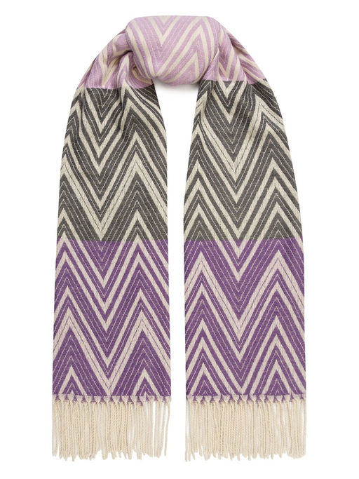 Палантин жен. шерсть+хл+акр 70х180 LG72-990-10 - Eleganzza фото 6