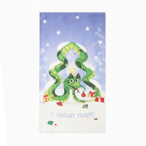 Полотенце Этель Magic snake, 40?73 см, хлопок 100%, саржа 190 г/м?