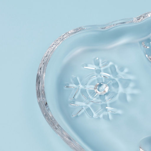 Блюдо «Новогоднее чудо. Снеговик», 16.7×16.4×2.3 см, стекло, прозрачное