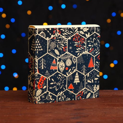 Коробка для конфет, 8 конфет и шоколадка, 17,7 х 17,7 х 3,8 см С Праздником! - UPAK LAND фото 2